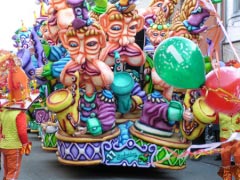 Carnavalswagen in Belgie